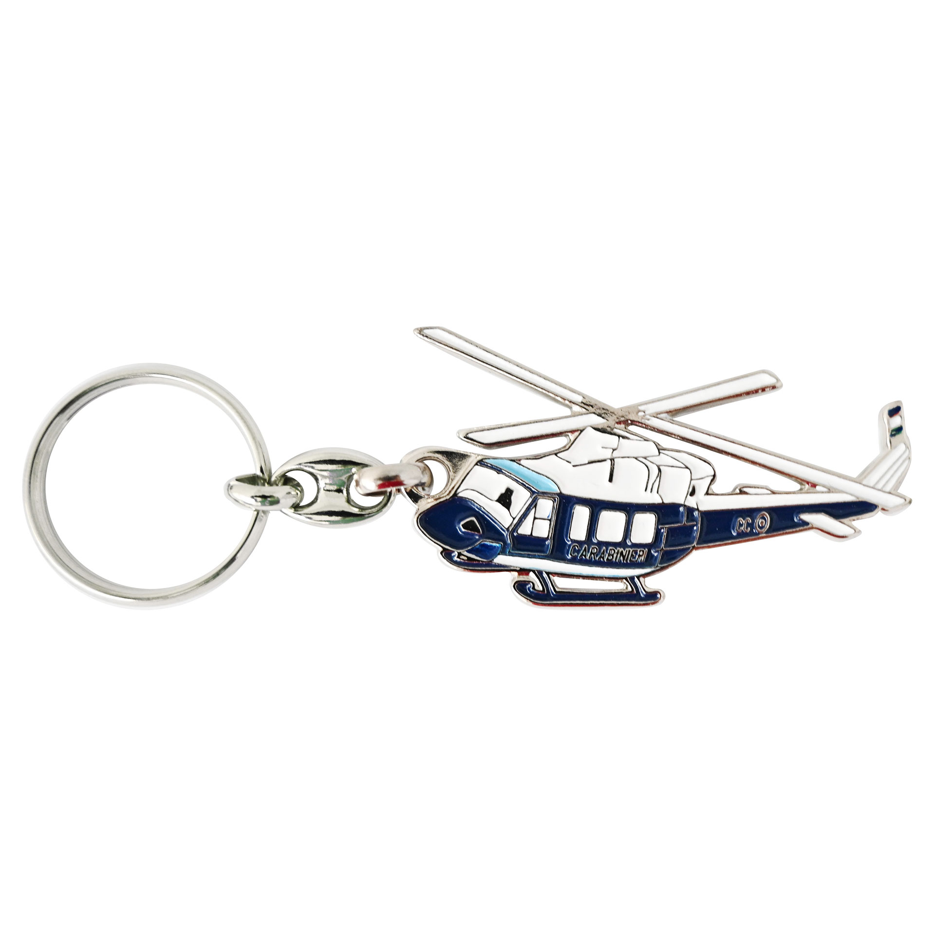 PORTACHIAVI IN METALLO SMALTATO ELICOTTERO CARABINIERI
