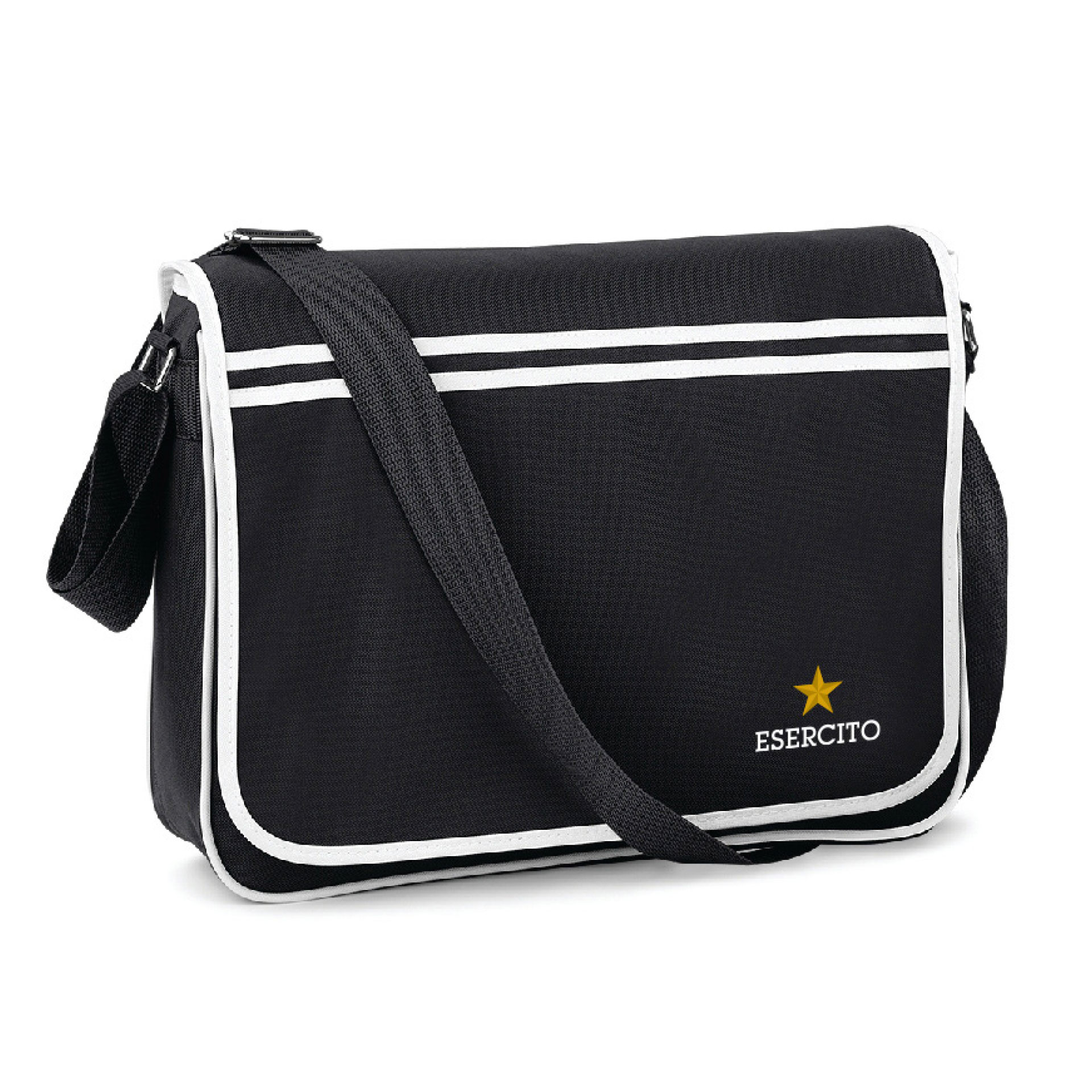 BORSA TRACOLLA RETRO' NERA