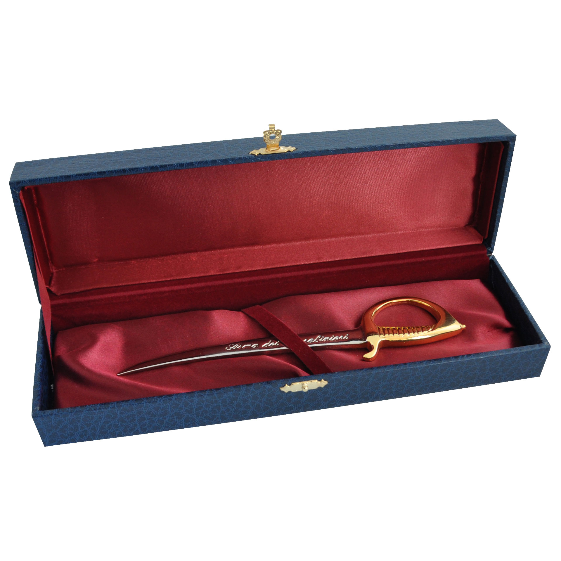 DAGA TAGLIACARTE IN METALLO CARABINIERI CON COFANETTO