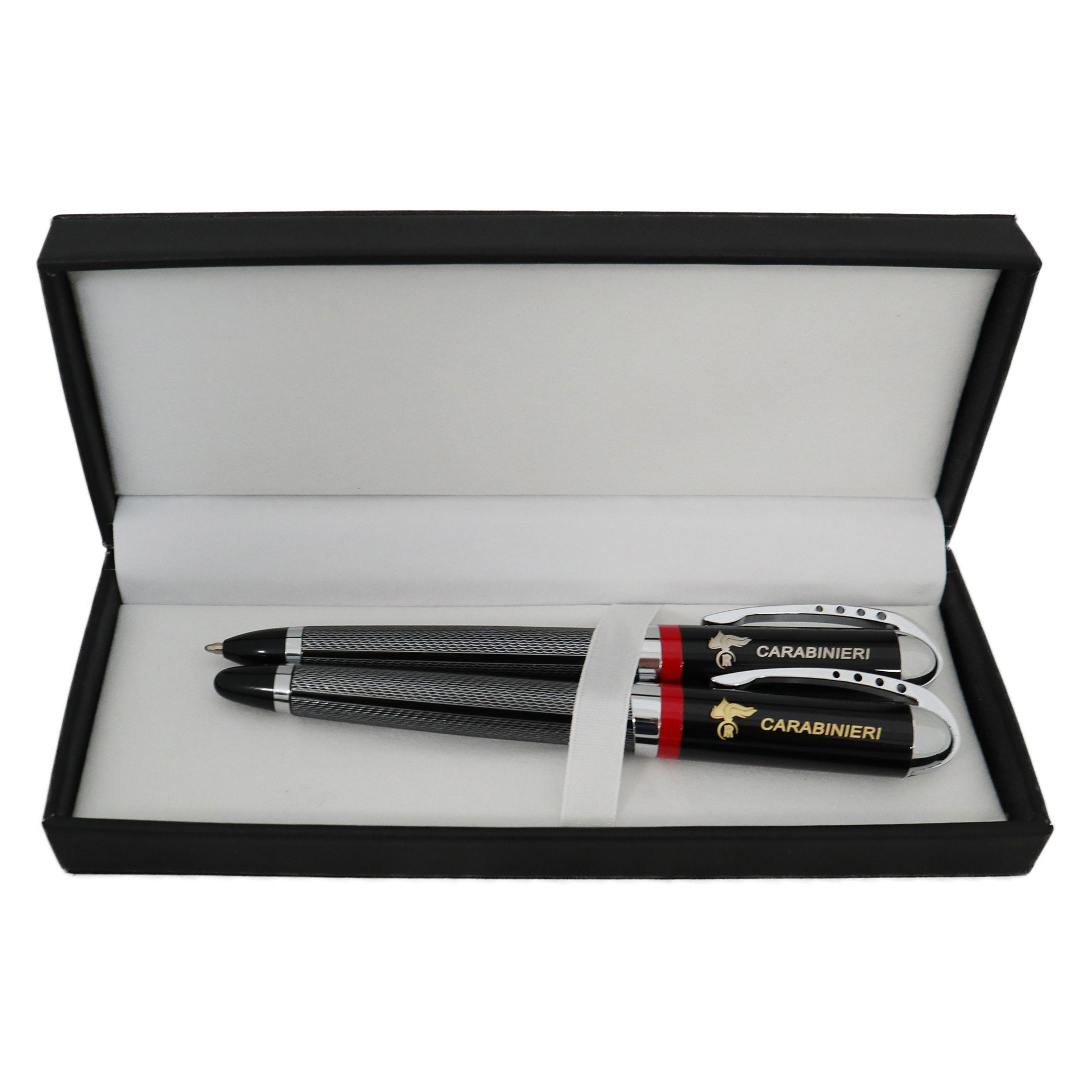 SET PENNA A SFERA CON CHIUSURA A ROTAZIONE E PENNA ROLLER CARABINIERI