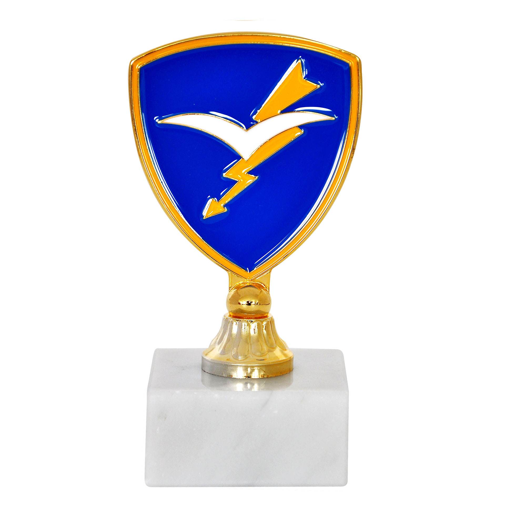TROFEINO IN METALLO LOGO SMALTATO FOLGORE E.I.